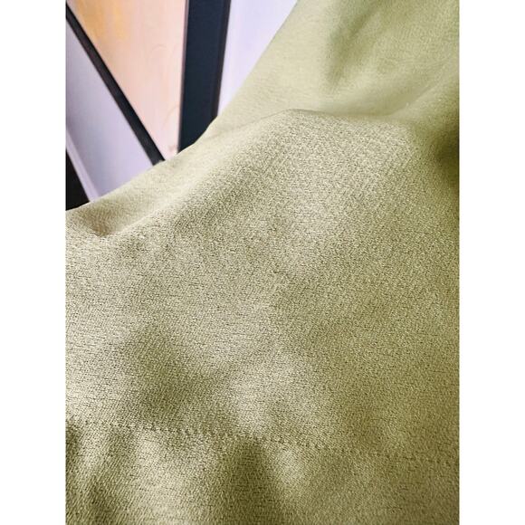 JASON WU Green Satin Side Zipper Sleek Silhouette Slip Style Skirt Size Size 4 - Picture 7 of 13